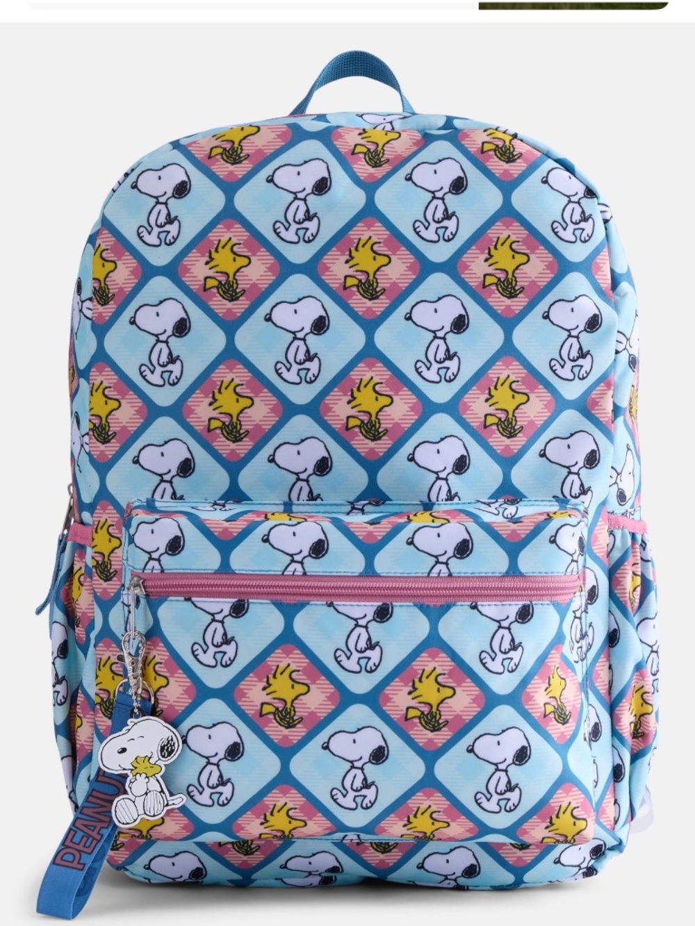 Peanuts Blue 17” Print Laptop Backpack